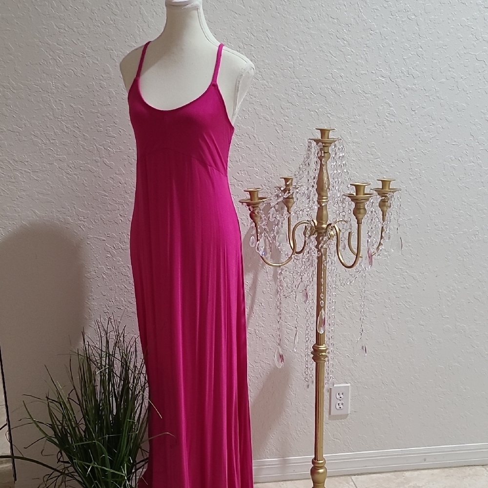 Old Navy Fuchsia Maxi Dress